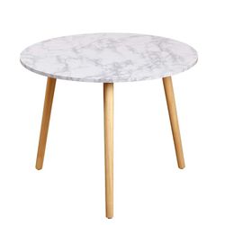 Simple Living Mid-Century Darcy Round Coffee Side Table