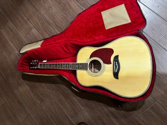 Oscar Schmidt Acoustic Guitar with new strings