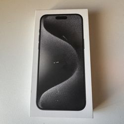 New In Box- 256gb Apple iPhone 15 Pro Max Unlocked