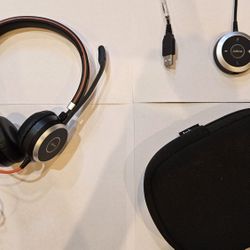 Jabra Wired Headphones With Carry Case + Call Controller