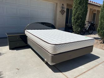 Queen Bed W/ Matching Nightstand!