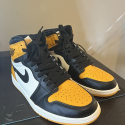 Nike Jordan 1 Yellow Taxi Size 9.5 Used