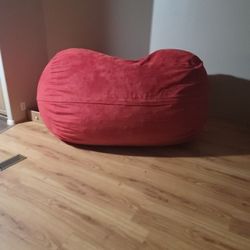 Red Bean Bag Couch