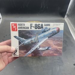 AMT Matchbox North American F-86A Sabre 1:72 Vintage Plastic Model Kit SEALED