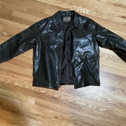 Arizona jean company vintage Large leather jacket 
