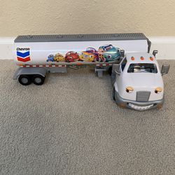 Chevron Gas Truck With Car