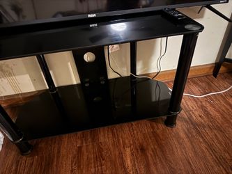 Glass TV Stand… $30