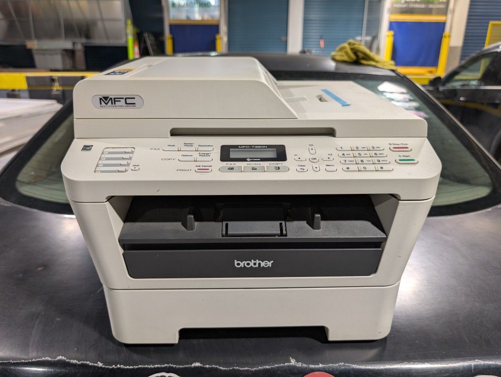Brother MFC-7360N Laser Printer Scanner Copier 15960 Print Count.