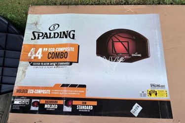 44" Spaulding eco-composite fan backboard & rim combo model 801044