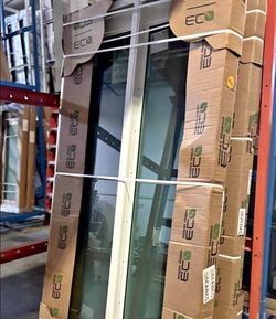 Vinyl & Aluminum Double Glass Window Unit