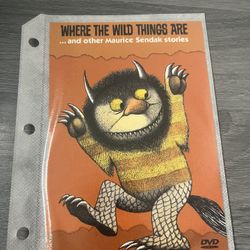 Where the Wild Things Are & Other Maurice Sendak Stories (DVD) scholastic  rare slip cover