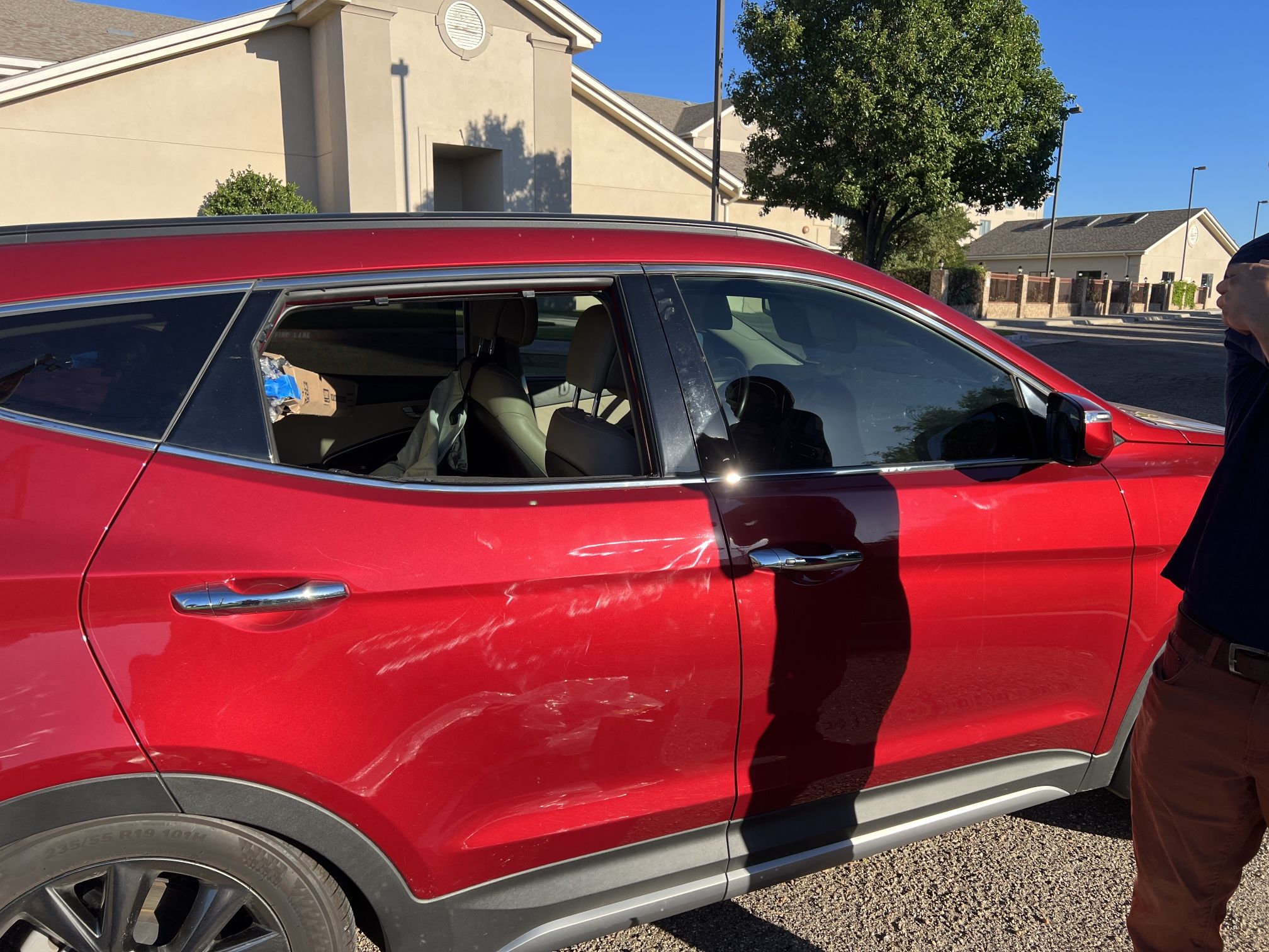 Car Broken Into Ashmore inn & Suites