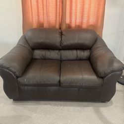 Leather 2 Seater Couch 