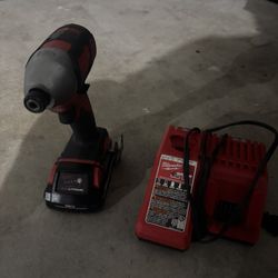 Milwaukee Impact Drill With 3.0 Battery And Charger 
