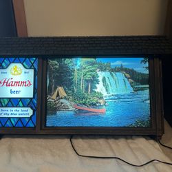 Hamms Beer Sign Light With Motion 1969