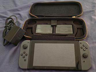 Nintendo Switch With Case and Charger