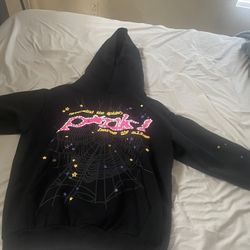 black spider hoodie size small