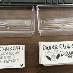 Diaper Raffle Cards 100 / 50