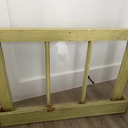 Antique glass window box