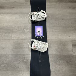 Burton Snowboard with Bindings – Great Condition