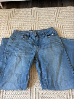 Hardly worn Good fellow dark wash blue jeans baggy