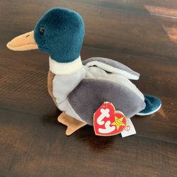 RARE “Jake the Duck” 1997/98 Misprint Tags Original TY Beanie Babies Collection 