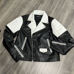 Moto Leather Style Jacket 
