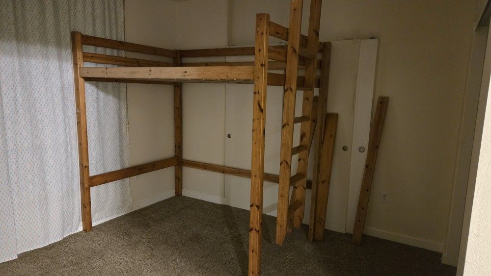 Full Sized, Loft Bed Frame