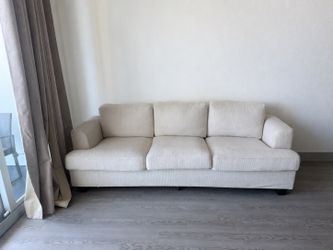 Sofá Moderno Beige 3 Seats – Minimalist Style