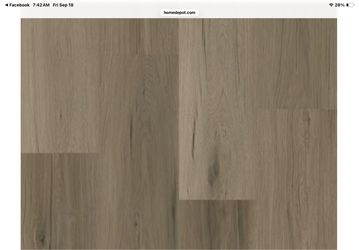 Lifeproof Designer Series Joplin Pecan 30 MIL 9in. W x 48in.L Waterproof Click Lock Luxury Vinyl Plank Flooring(17.44 sq.ft./case