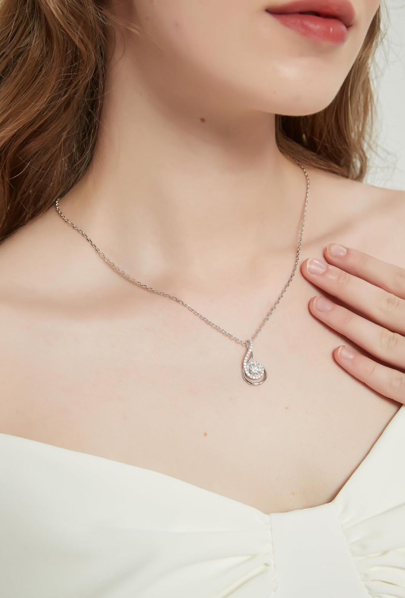 Genuine Moissanite Sterling Silver