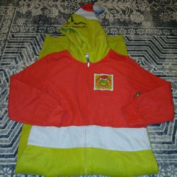 Boys Grinch Onsie Pj's  Size 4/5