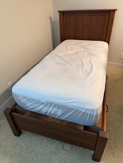 Solid Wood Twin XL Bed