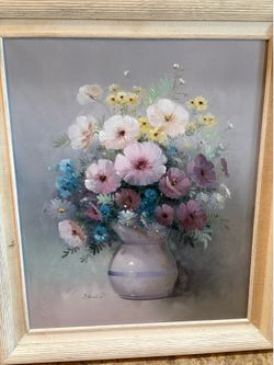 Home interiors oil painting