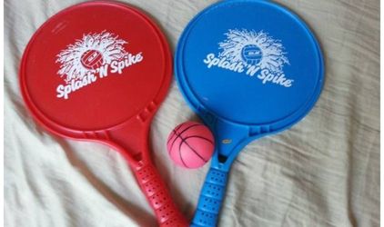Beach ball paddles