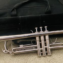 Silver Trumpet with Case