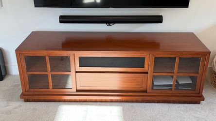 Beautiful Solid Bamboo Media Console