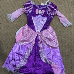 Rapunzel Halloween Costume- S (4-6)!!
