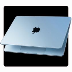 MacBook Air 15” Protective Hard Shell Case – Sky Blue (2023–2025 Models)