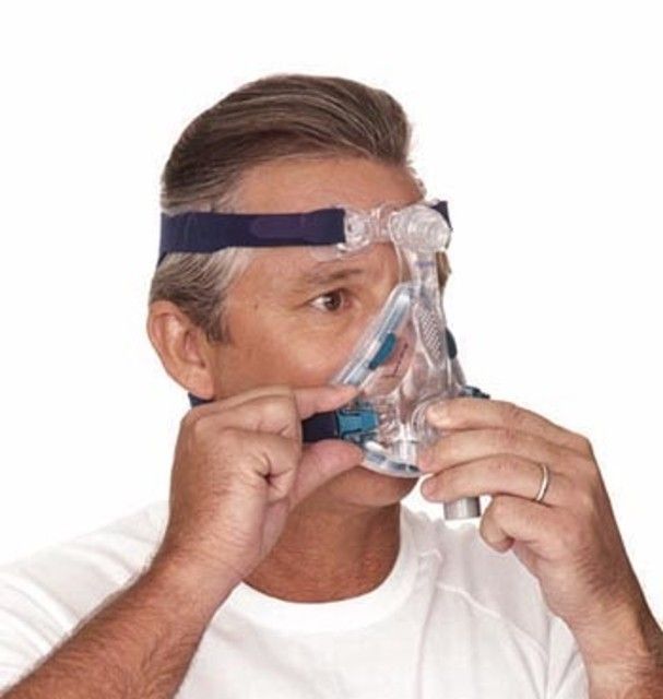 ResMed Mirage Quattro Full Face CPAP  Mask With Headgear