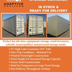 25' High Cube One Trip Storage Container