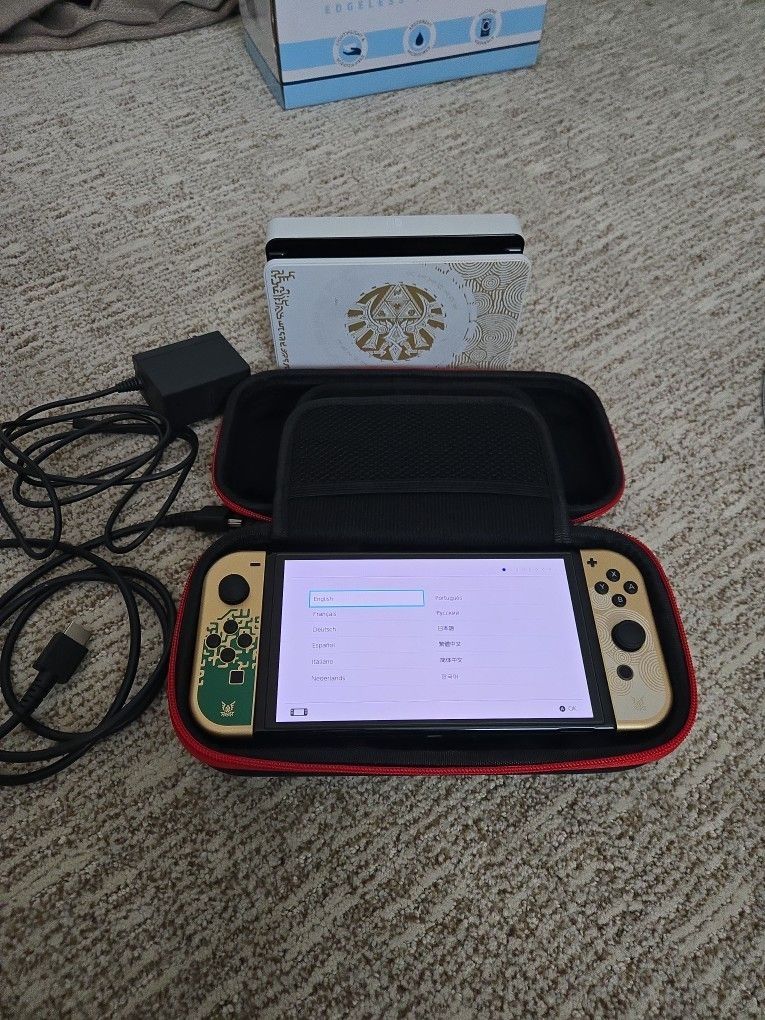 Nintendo Switch Oled Zelda Tears Of The Kingdom Edition