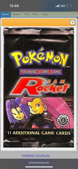 1st Edition Team Rocket Booster Pack