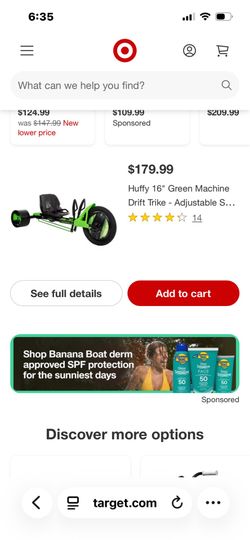 Huffy Green Machine bike