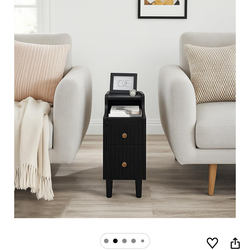 solid wood, tiny end tables