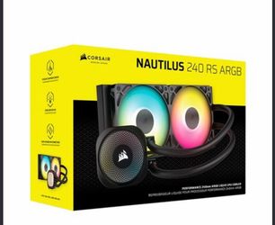 CORSAIR - NAUTILUS 240 ARGB Liquid CPU Cooler with RS120 ARGB Fans - Black