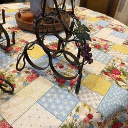 Wine bottle holders (metal) set of 3
