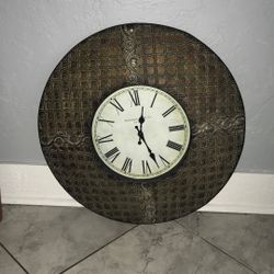 Metal Wall Clock 25 inche