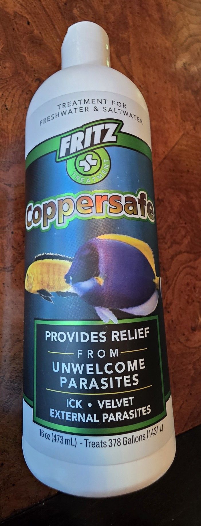 New Fritz Coppersafe For Aquarium Parasites 