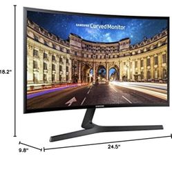 Brand New Samsung CF390 27” Curved FHD Monitor — Sealed